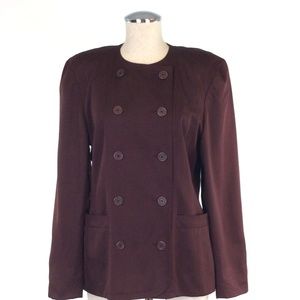 Escada Double Breasted Blazer Vintage
